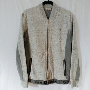 Calvin Klein Zip up Sweatshirt Mens Sz M